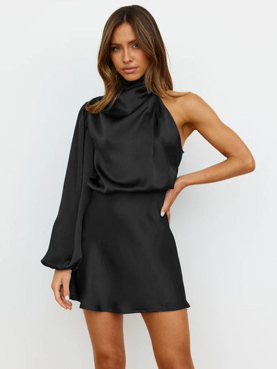 Noëlle™ | Mini robe à épaules nues