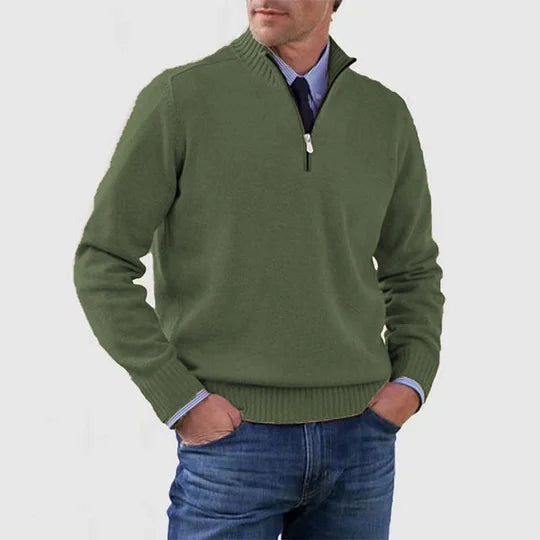 Howard | Pull zippé – chaleur classique et élégance moderne