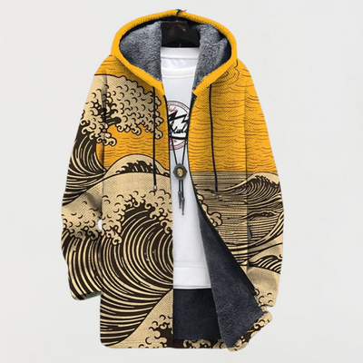 Kai | Cardigan Art des Vagues