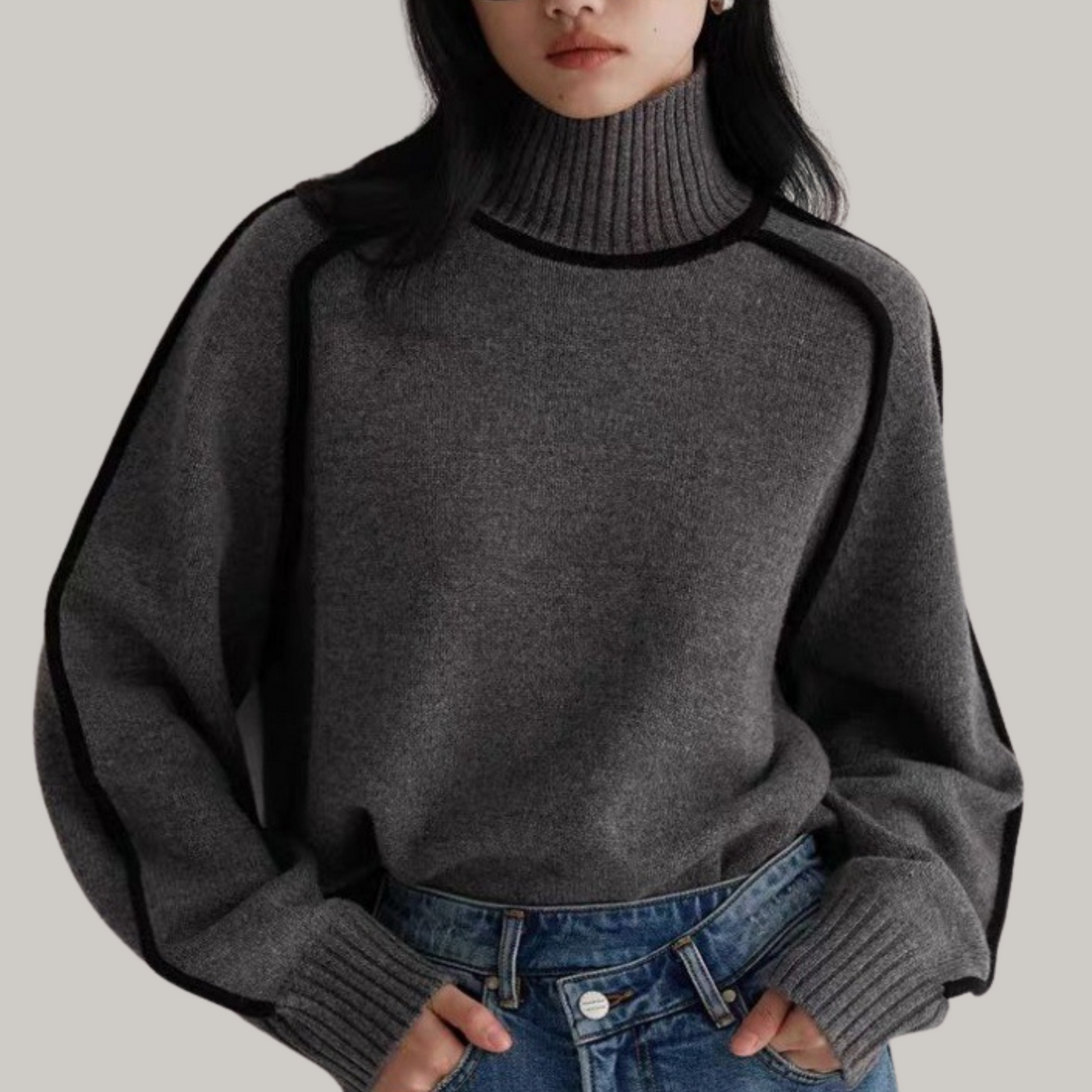 Noëlle™ | Pull à col roulé confortable