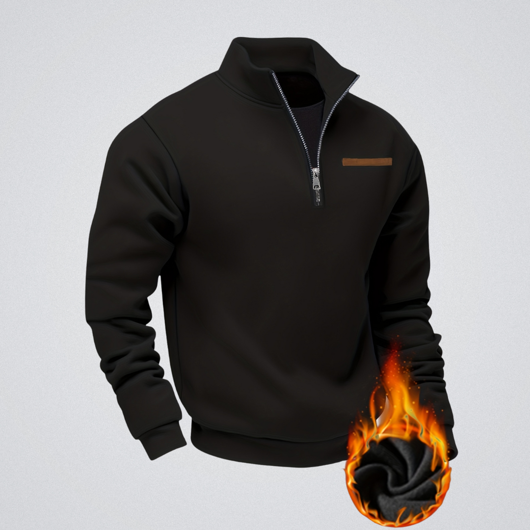 Henri | Sweat zippé thermique – chaleur, confort et allure sportive