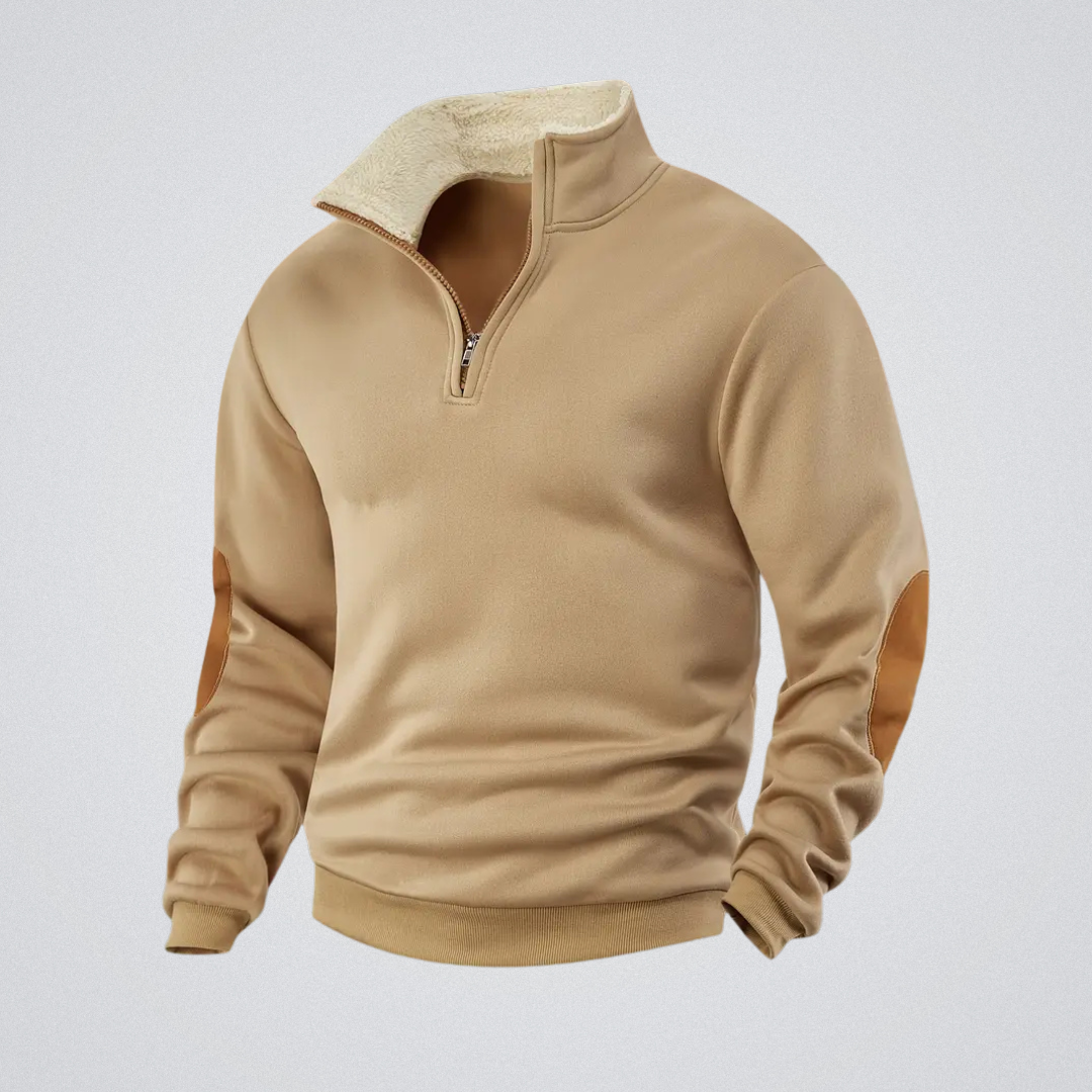 Lucien | Pull zippé à col montant – chaleur, style et authenticité