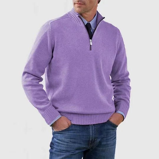 Howard | Pull zippé – chaleur classique et élégance moderne
