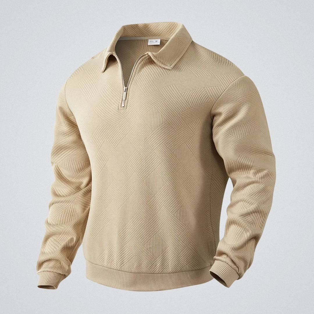 Bernard | Polo zippé décontracté – élégance et confort au quotidien