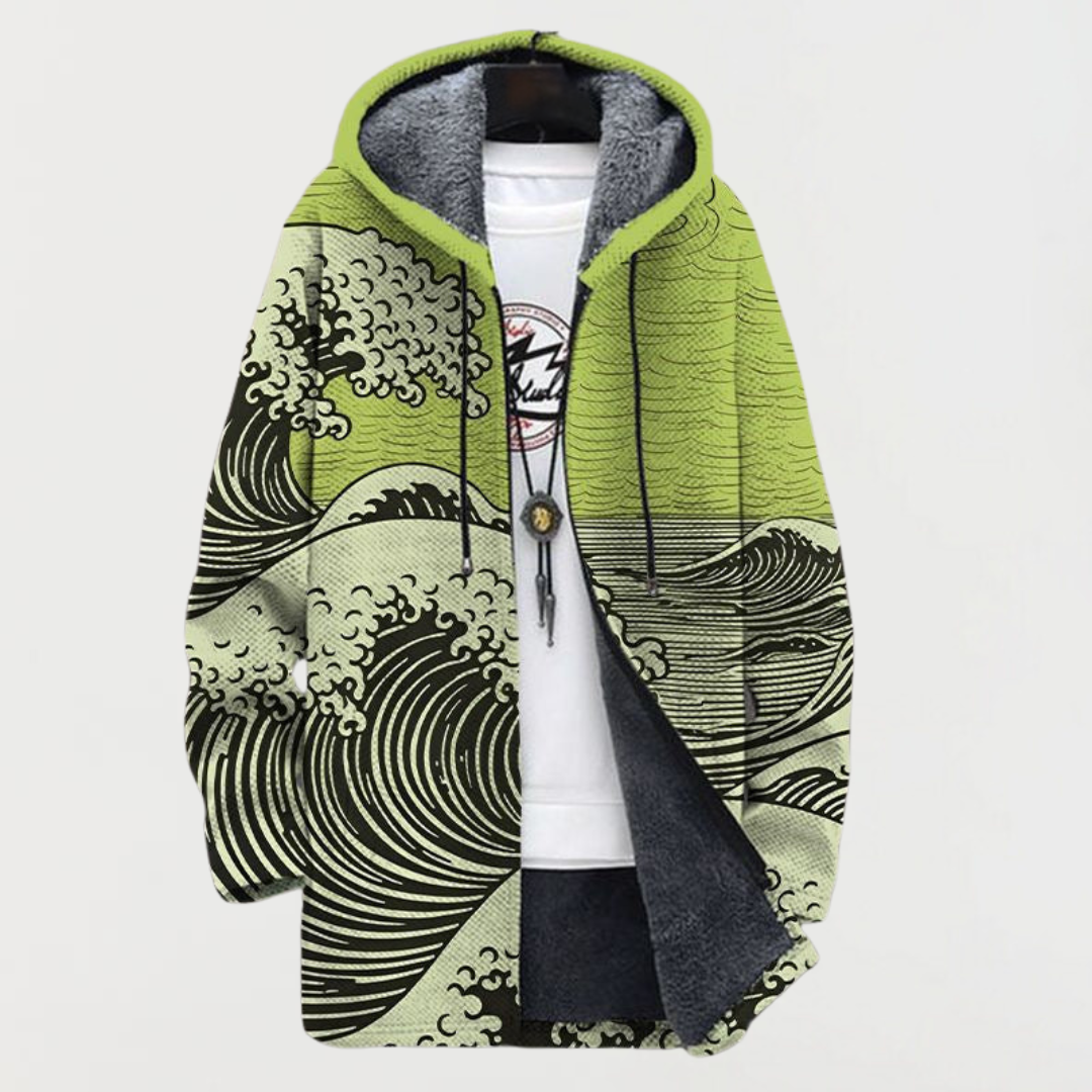 Kai | Cardigan Art des Vagues