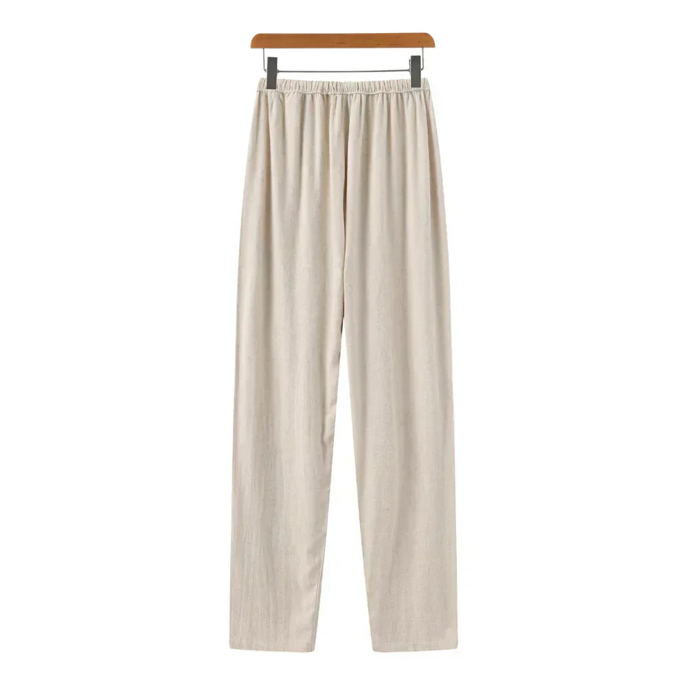 Noëlle™ | Pantalon slim en lin