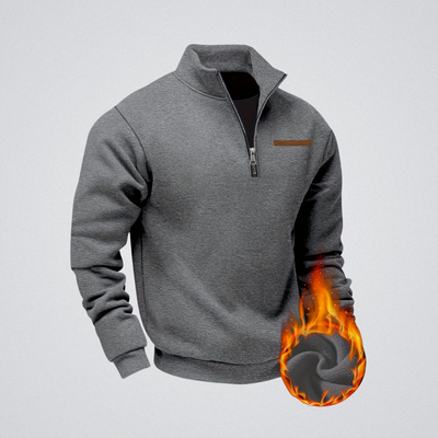 Henri | Sweat zippé thermique – chaleur, confort et allure sportive