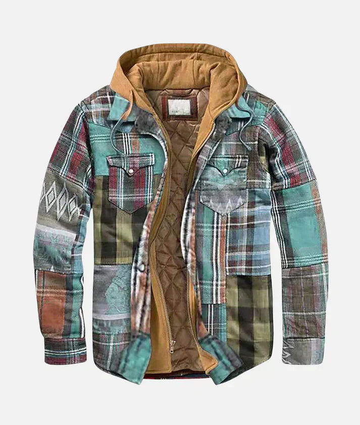 Alain™ | Veste patchwork à carreaux
