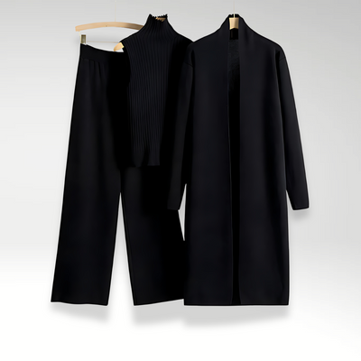 Noëlle™ | Ensemble trois pièces en maille Luxe