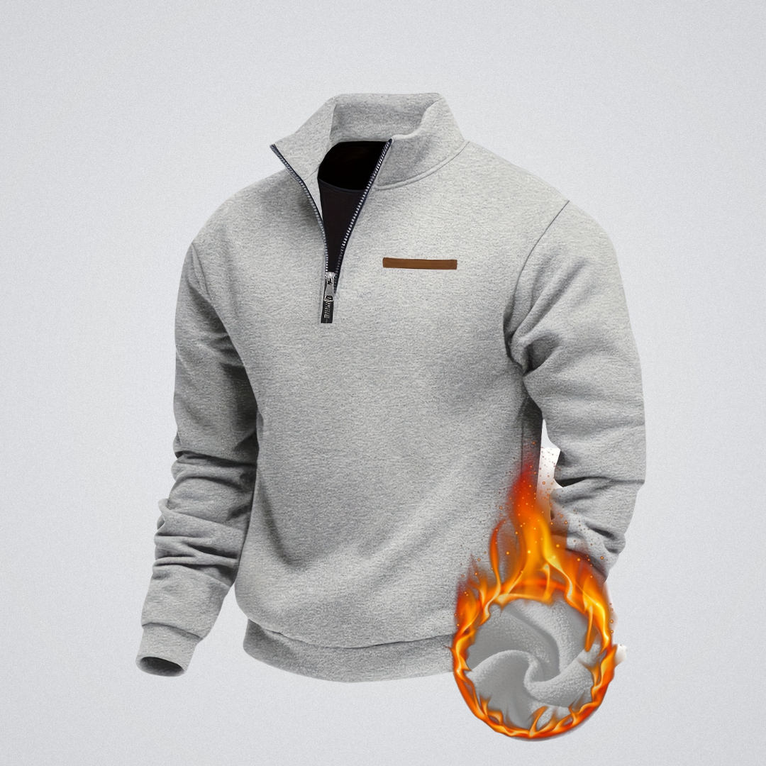 Henri | Sweat zippé thermique – chaleur, confort et allure sportive