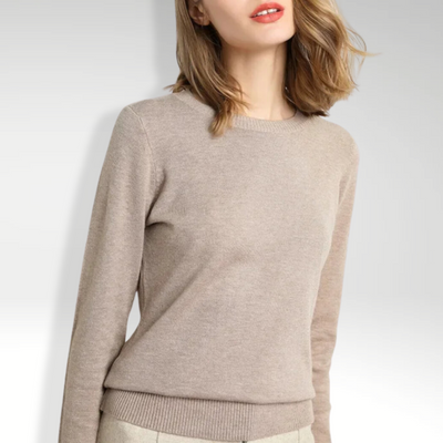 Noëlle™ | Pull confort en laine essentiel