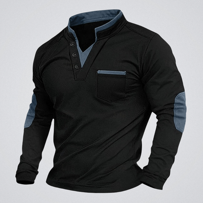 Mauro | Sweat-shirt col V – élégance décontractée et confort intemporel