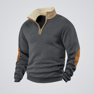 Lucien | Pull zippé à col montant – chaleur, style et authenticité