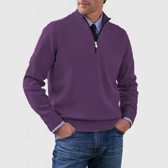 Howard | Pull zippé – chaleur classique et élégance moderne