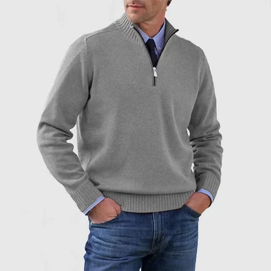 Howard | Pull zippé – chaleur classique et élégance moderne