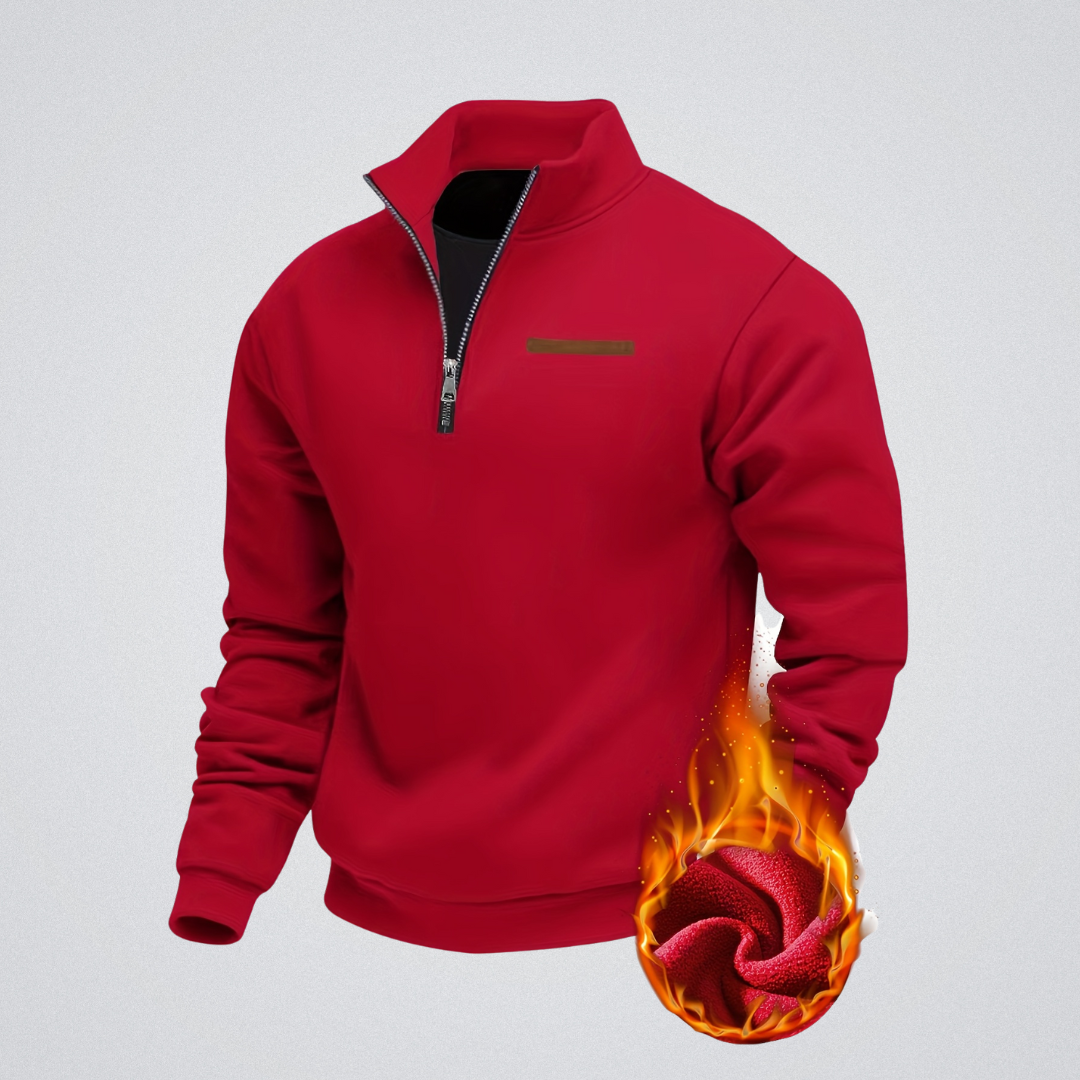 Henri | Sweat zippé thermique – chaleur, confort et allure sportive