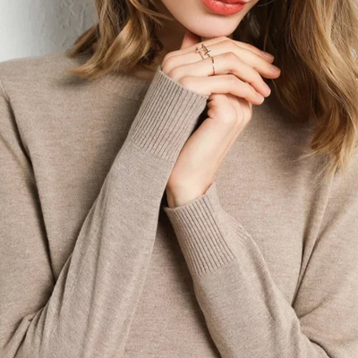 Noëlle™ | Pull confort en laine essentiel