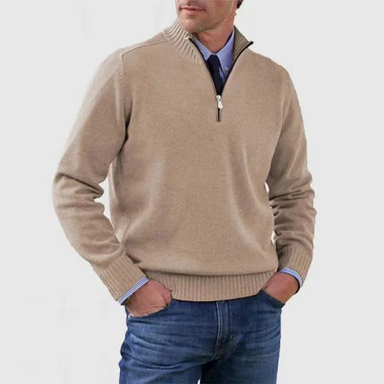 Howard | Pull zippé – chaleur classique et élégance moderne