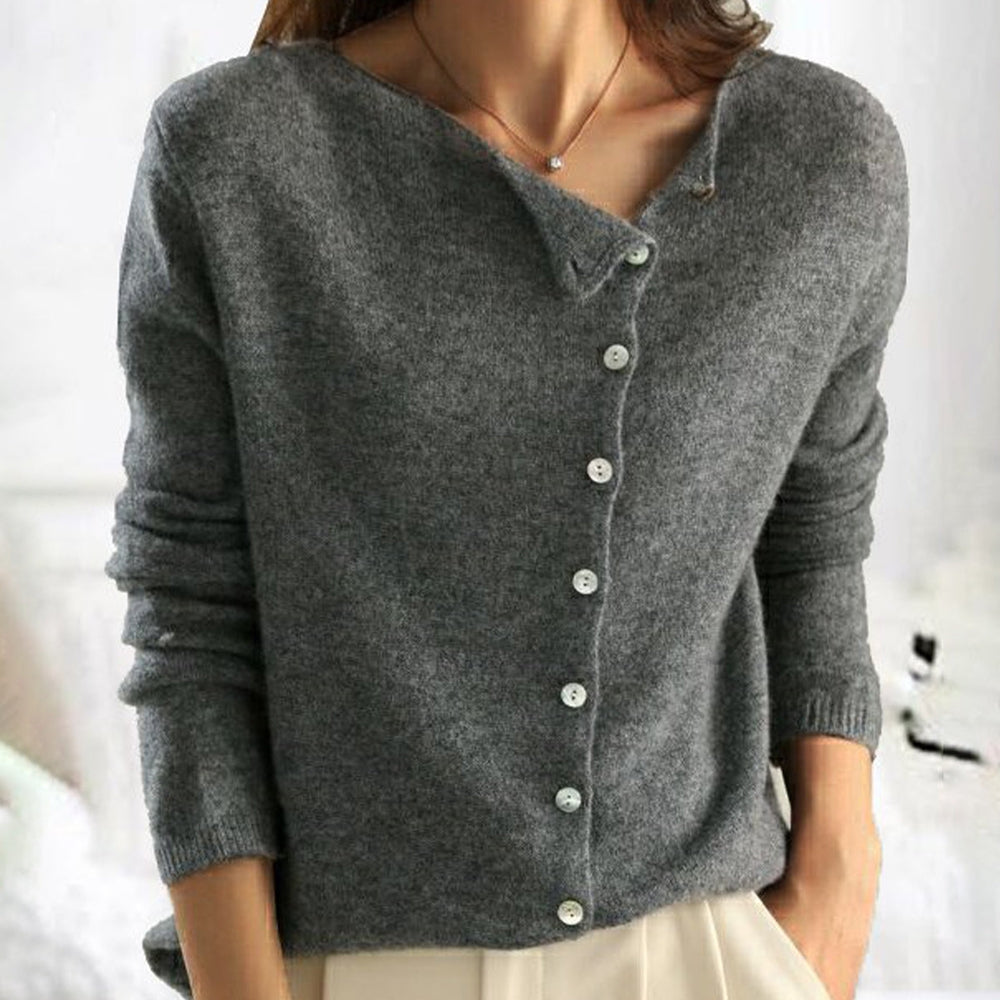 Noëlle™ | Cardigan classique en maille boutonnée