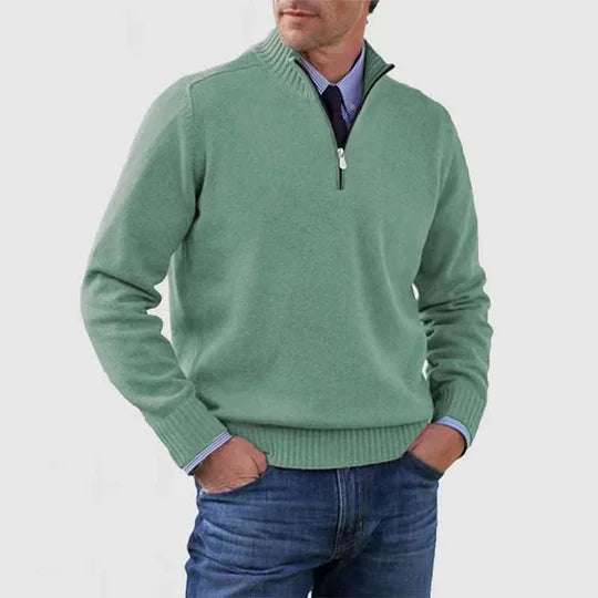 Howard | Pull zippé – chaleur classique et élégance moderne
