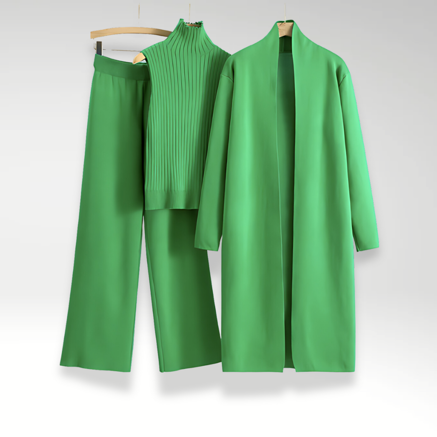 Noëlle™ | Ensemble trois pièces en maille Luxe