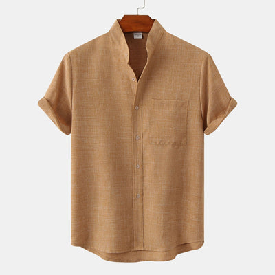 Noëlle™ | Chemise en coton unie avec boutons