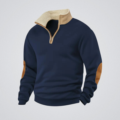 Lucien | Pull zippé à col montant – chaleur, style et authenticité