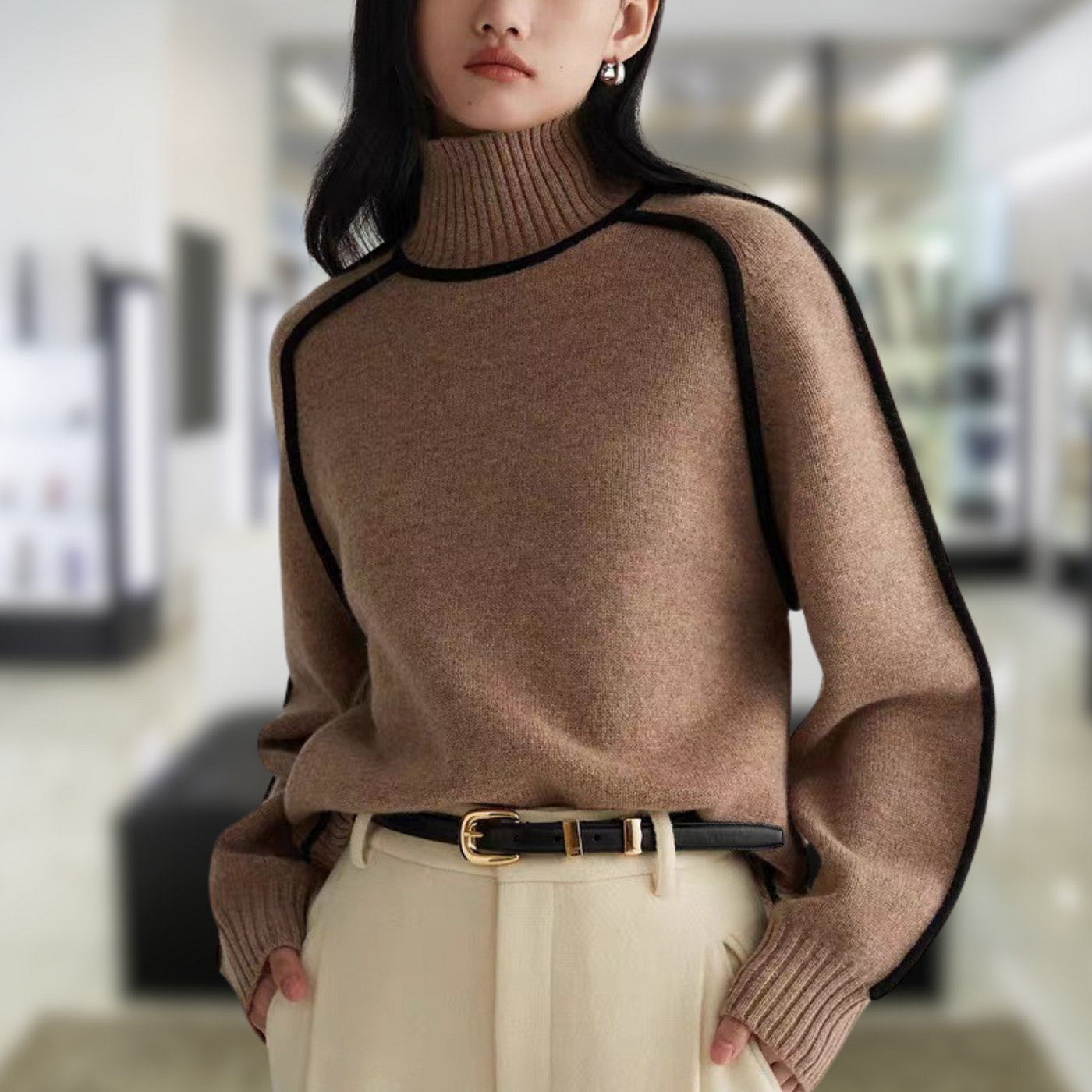Noëlle™ | Pull à col roulé confortable