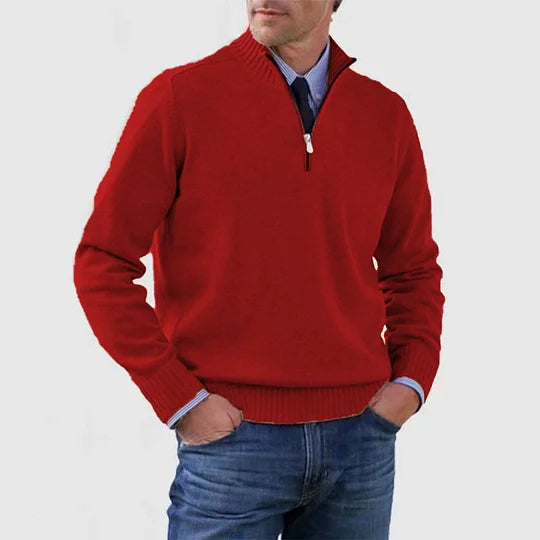 Howard | Pull zippé – chaleur classique et élégance moderne