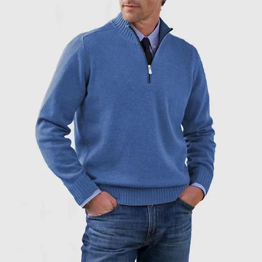 Howard | Pull zippé – chaleur classique et élégance moderne