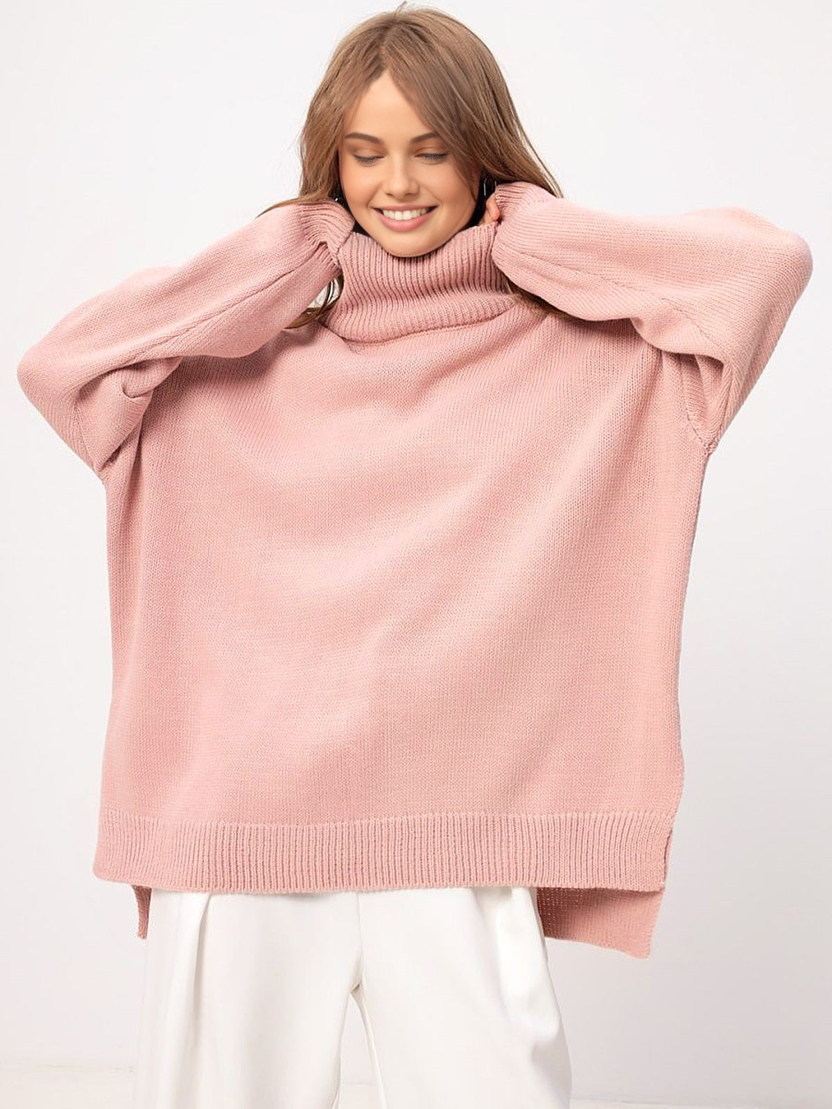 Noëlle™ | Pull avec fente surdimensionnée