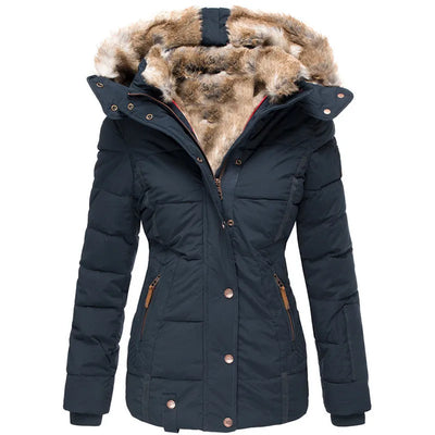 Noëlle™ | Manteau d'hiver chaud avec doublure en fourrure