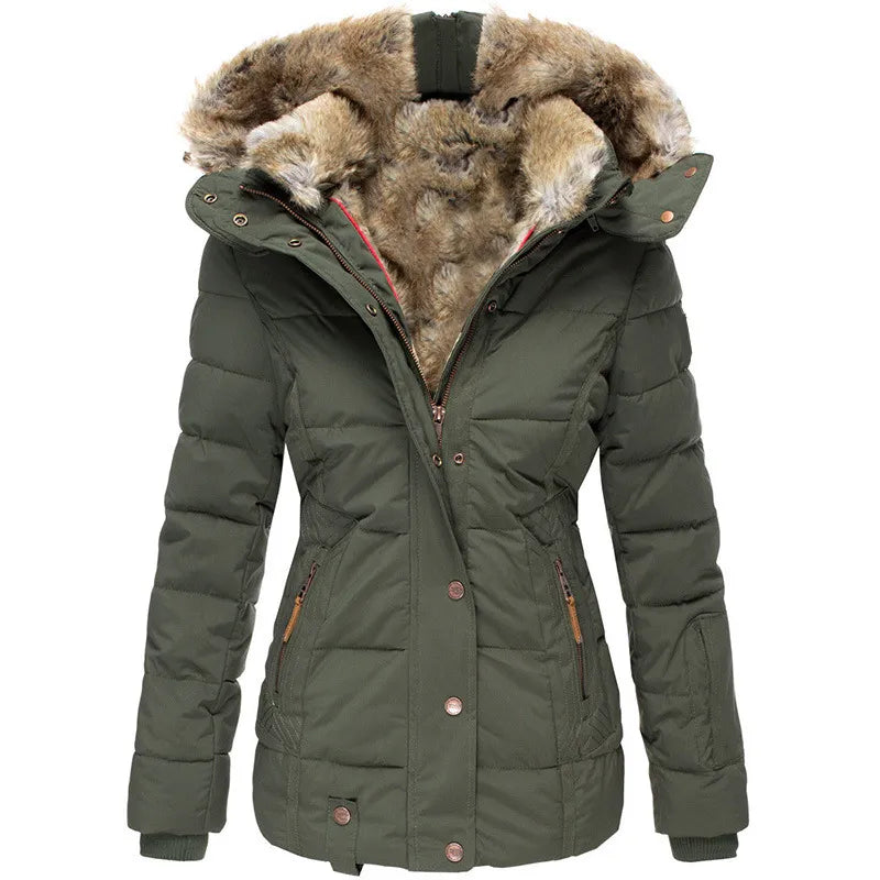 Noëlle™ | Manteau d'hiver chaud avec doublure en fourrure