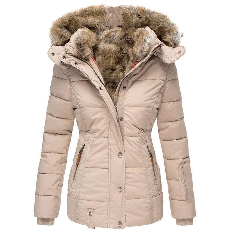 Noëlle™ | Manteau d'hiver chaud avec doublure en fourrure