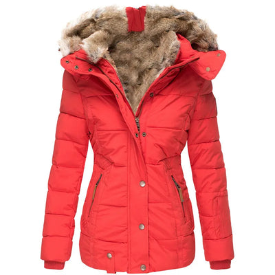 Noëlle™ | Manteau d'hiver chaud avec doublure en fourrure
