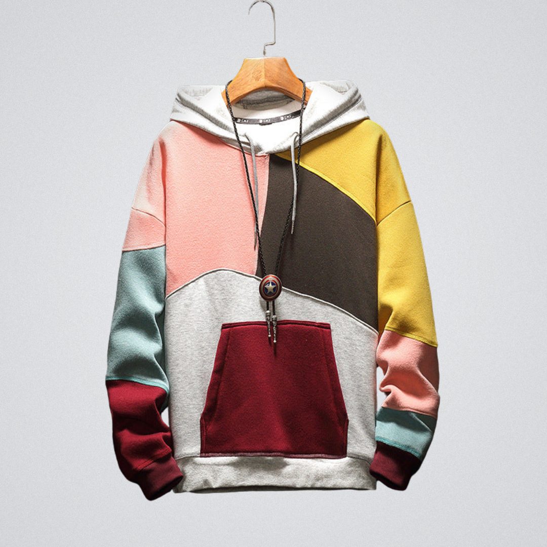 Brayde | Hoodie Patchwork – confort et caractère au quotidien