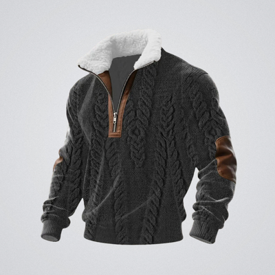 Atelier Noëlle | Robert – Pull col fourré chaleureux