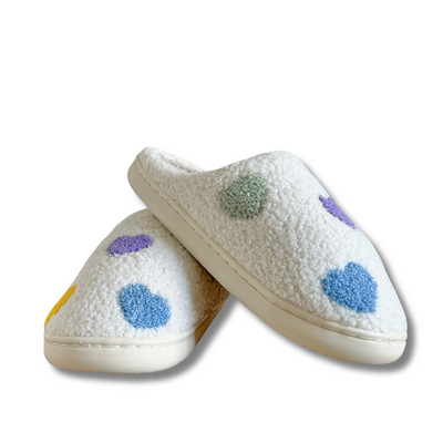 Noelle™ | Colourful Heart Slippers