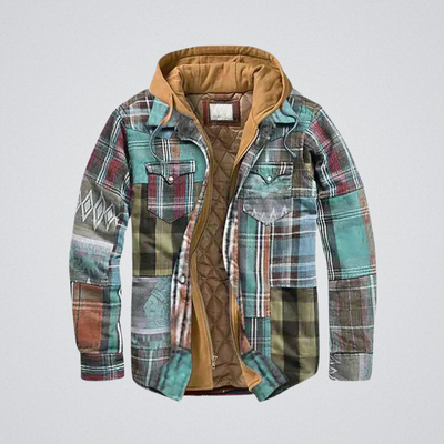 Atelier Noëlle | Alain – Veste patchwork à carreaux