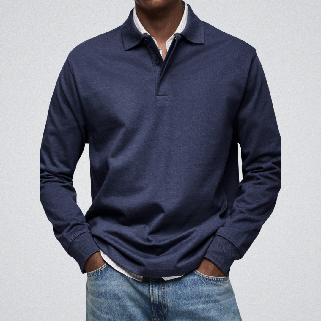 Atelier Noëlle | Alfred – Polo de luxe à manches longues