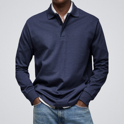 Atelier Noëlle | Alfred – Polo de luxe à manches longues