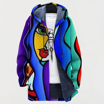 Lena | Cardigan Artistique Coloré