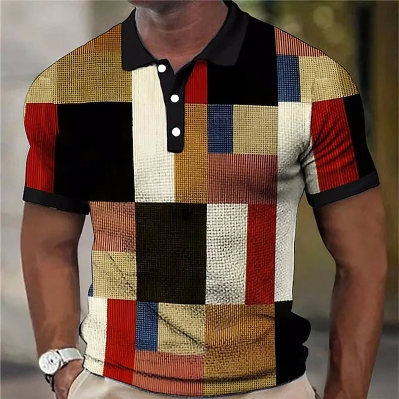 Noëlle™ | Polo à carreaux colorés