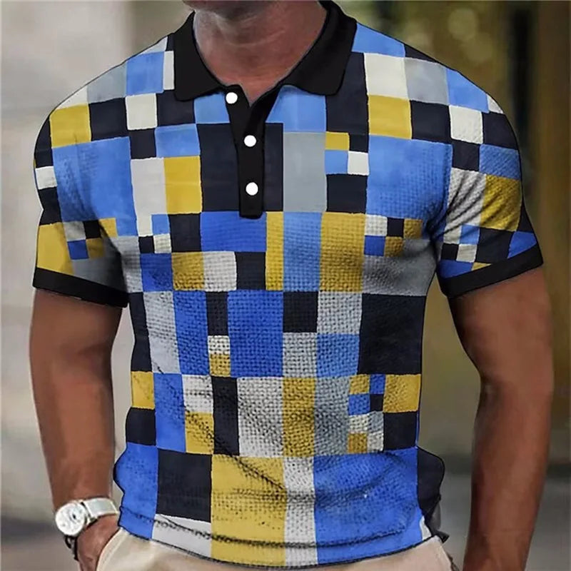 Noëlle™ | Polo à carreaux colorés