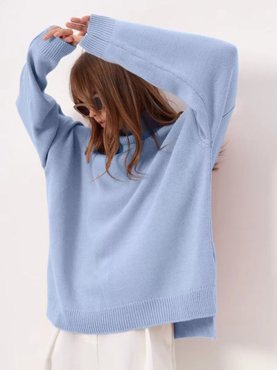 Noëlle™ | Pull avec fente surdimensionnée