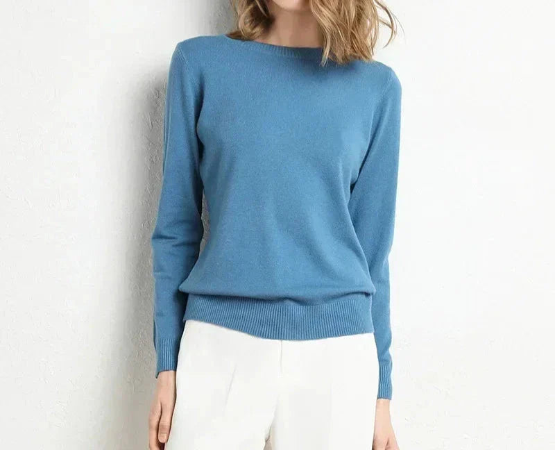 Noëlle™ | Pull confort en laine essentiel