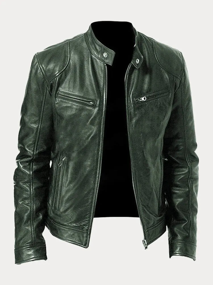 SCOTT | Veste en cuir saisonnière