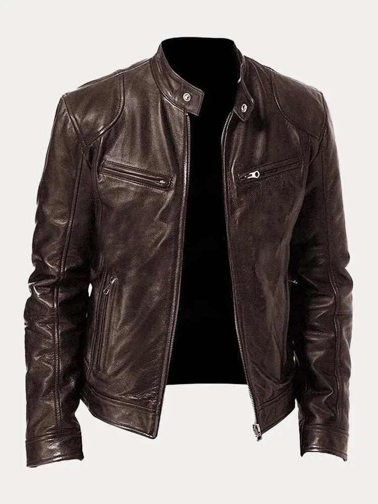 SCOTT | Veste en cuir saisonnière