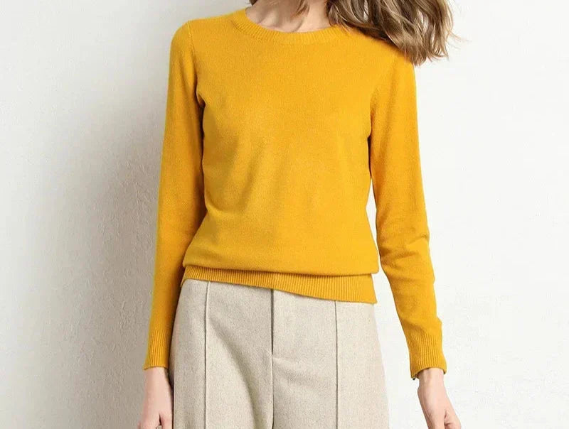Noëlle™ | Pull confort en laine essentiel