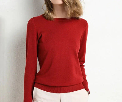 Noëlle™ | Pull confort en laine essentiel